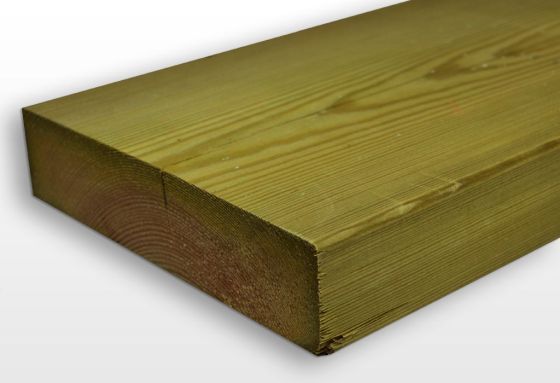 Treated C24 KD Regularised Carcassing Timber 47x200mm 3m | RGB