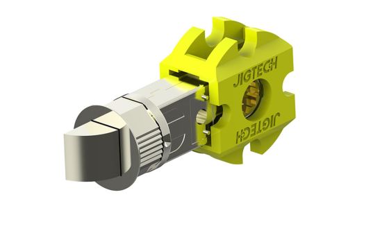 Jigtech Smart Standard Passage Latch Satin Nickel 57mm RGB