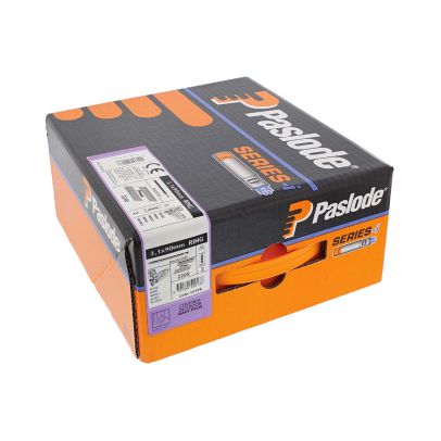 Paslode 360Xi IM360Ci Galv Plus Ring Shank Nail 3.1 x 90mm with 2 Fuel Cells 2200 Nails