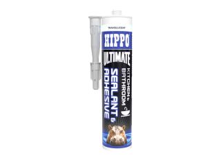 Hippo Ultimate Kitchen & Bathroom Sealant/Adhesive Translucent 290ml