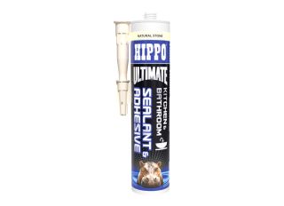 Hippo Ultimate Kitchen & Bathroom Sealant/Adhesive Natural Stone 290ml