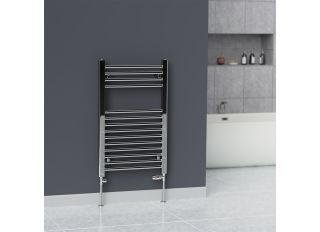 Revive  Straight Towel Rad 600x800mm Chrome