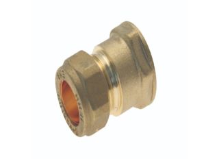 Brass Compression Female Iron Adapter 15mm x 1/2